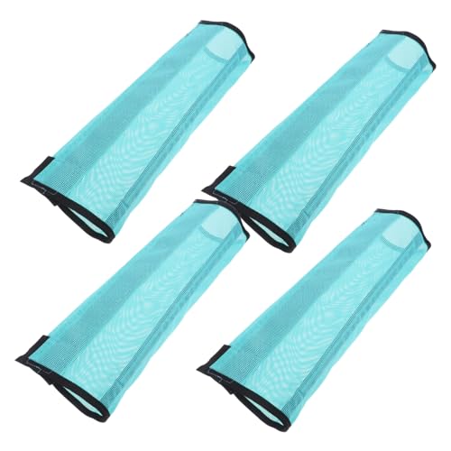 WEKAMOS 4 Stück Teiliges Atmungsaktive Mesh Horse Fly Boots Elastisch Sitzende Leichte Pferdebeinlinge zum Schutz vor Fliegen und Mücken Verhindert Beinstomping und Minimiert Ermüdung von WEKAMOS