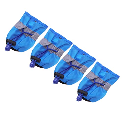 WEKAMOS 4Stücke Haustierschuhe für wasserdichte Outdoor Schuhe mit Rutschfester Sohle Pfotenschutz für Kleine und Welpen WEKAMOS 4Stücke Haustierschuhe für wasserdichte Outdoor Schuhe mit Rutschfester Sohle Pfotenschutz für Kleine und Welpen von WEKAMOS
