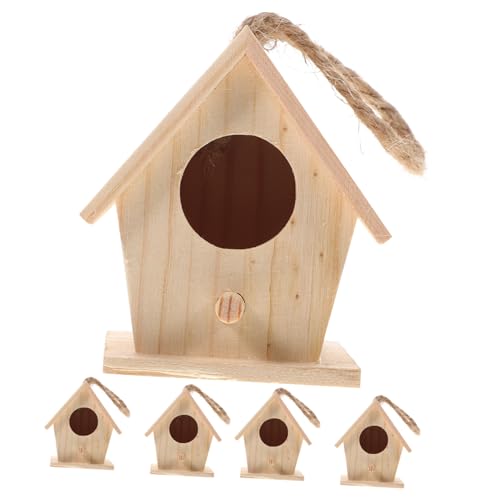 WEKAMOS 5 Stück Teiliges Mini Vogelhaus Anhänger Künstliches Vogelhäuschen Naturgetreue Dekoration für Garten Balkon DIY Mikro landschaften und Osterfest Wetterunabhängig Zufällige Farbe WEKAMOS 5 Stück Teiliges Mini Vogelhaus Anhänger Künstliches Vogelhäuschen Naturgetreue Dekoration für Garten Balkon DIY Mikro landschaften und Osterfest Wetterunabhängig Zufällige Farbe von WEKAMOS