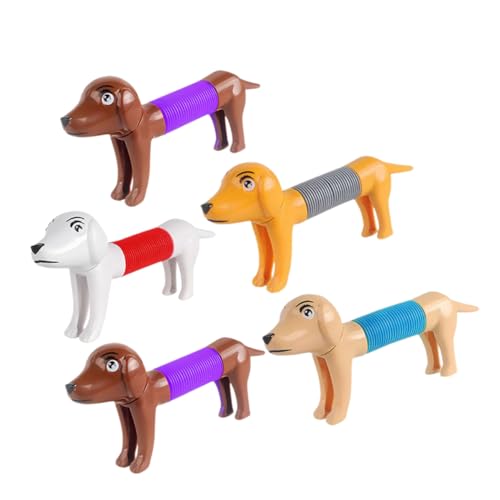 WEKAMOS 5Stücke Teiliges Cartoon Stretch Poprohr Hundespielzeug Dehnbares Interaktives Kauspielzeug zur Stressbewältigung für Kleine und Große Fördert die Psychische Gesundheit WEKAMOS 5Stücke Teiliges Cartoon Stretch Poprohr Hundespielzeug Dehnbares Interaktives Kauspielzeug zur Stressbewältigung für Kleine und Große Fördert die Psychische Gesundheit von WEKAMOS