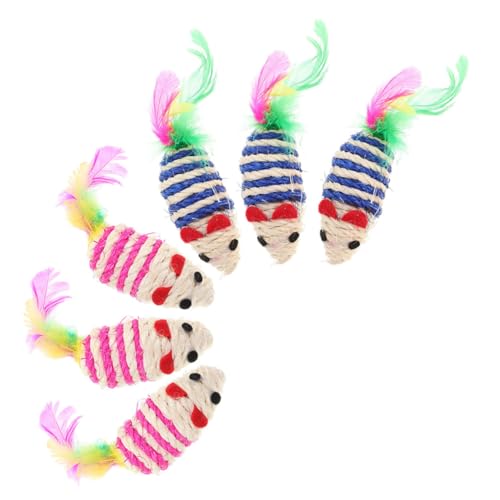 WEKAMOS 6stücke Teiliges -Form Katzen-spielzeugset Interaktives Katzenspielzeug Mit Katzenminze Zauberhafte Teething-spielzeuge Für Drinnen Für Kätzchen Und Katzen WEKAMOS 6stücke Teiliges -Form Katzen-spielzeugset Interaktives Katzenspielzeug Mit Katzenminze Zauberhafte Teething-spielzeuge Für Drinnen Für Kätzchen Und Katzen von WEKAMOS