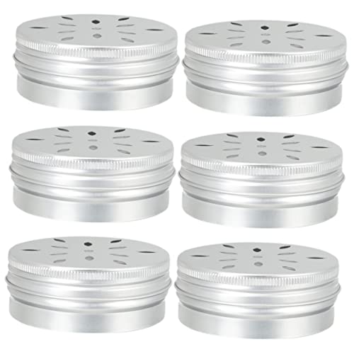 WEKAMOS 6 Stück Teiliges Hundegeruchs Trainingsboxen Aluminium Dosen mit Löchern zur Geruchserkennung für Schnüffel und Nasenarbeit von Hunden für Dufttraining WEKAMOS 6 Stück Teiliges Hundegeruchs Trainingsboxen Aluminium Dosen mit Löchern zur Geruchserkennung für Schnüffel und Nasenarbeit von Hunden für Dufttraining von WEKAMOS
