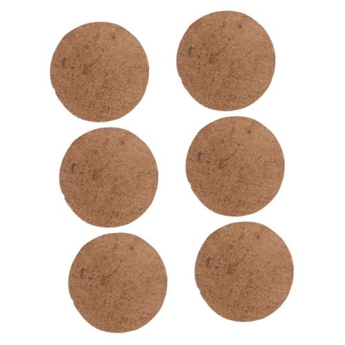 WEKAMOS 6 Stück Teiliges Vogel Nistmaterial Kokosfasermatte Atmungsaktiv Langlebig für Tauben Brut Nestmatte Vogelzucht Pads Braun WEKAMOS 6 Stück Teiliges Vogel Nistmaterial Kokosfasermatte Atmungsaktiv Langlebig für Tauben Brut Nestmatte Vogelzucht Pads Braun von WEKAMOS