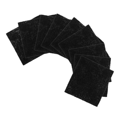WEKAMOS 9 Stück Teiliges Katzenstreu Ersatzfilter mit Aktivkohle Effektive Geruchsabsorption Langlebige Katzenklo Filterpads Sicher und Haustierfreundlich für Frische Katzentoiletten Luft von WEKAMOS