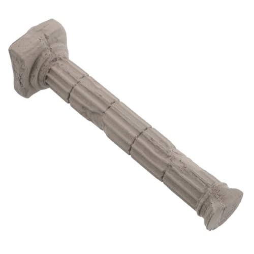 WEKAMOS Antike Römische Säule Aquariumdekoration aus Zement Langlebig und Vielseitig für Süß Meerwasser Stabile Ruinen-Optik Säulen Säulendekorationen von WEKAMOS