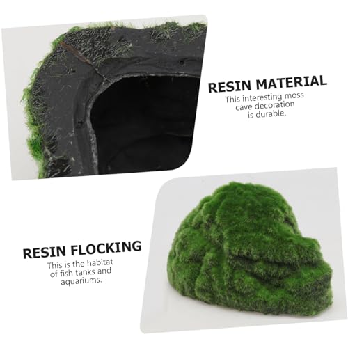 WEKAMOS Aquarium Reptilien Versteck Höhle Schildkröten Unterschlupf aus Robustem Schadstofffreiem Material Naturgetreue Dekoration für Fisch Krustentierbecken Praktisch und Langlebig von WEKAMOS