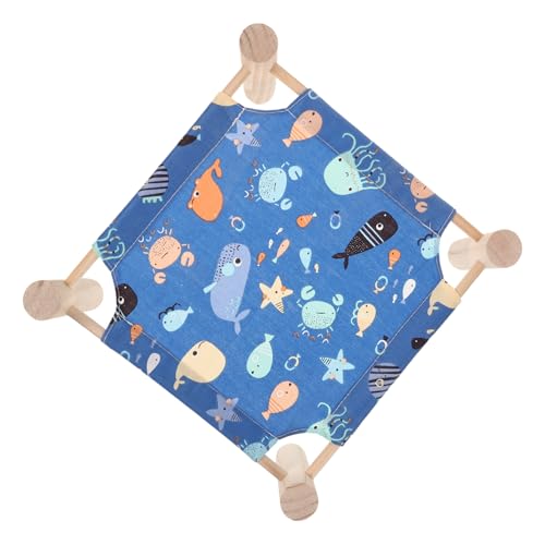 WEKAMOS Atmungsaktive Hamsterhängematte Erhöhtes Schlafbett für Kleintiere für Hamster Frettchen und Meerschweinchen mit Praktischem Design und Langlebigem Material Komfortabel WEKAMOS Atmungsaktive Hamsterhängematte Erhöhtes Schlafbett für Kleintiere für Hamster Frettchen und Meerschweinchen mit Praktischem Design und Langlebigem Material Komfortabel von WEKAMOS