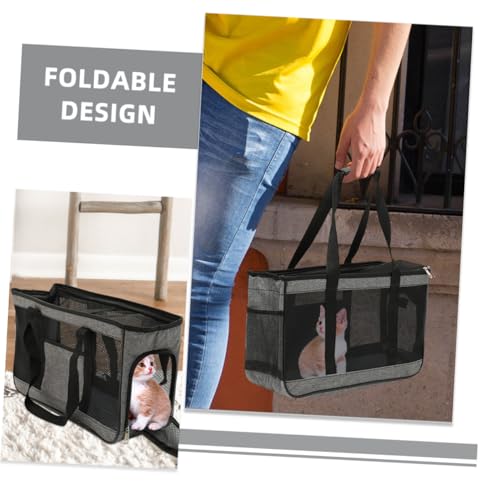 WEKAMOS Atmungsaktive Katzen Tragetasche mit Stabilem Griff Leichtes Haustier Transportnetz für Katzen und Kleine Hunde Portable Sommer pet Carrier Tasche für Sicheren Outdoor Transport WEKAMOS Atmungsaktive Katzen Tragetasche mit Stabilem Griff Leichtes Haustier Transportnetz für Katzen und Kleine Hunde Portable Sommer pet Carrier Tasche für Sicheren Outdoor Transport von WEKAMOS