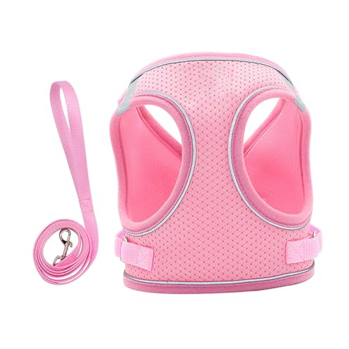WEKAMOS Atmungsaktives Hundegeschirr Set mit Reflektierender Weste und Leine Verstellbar Leicht und Robust für Mittlere Hunde Sicheres Brustgeschirr für Outdoor WEKAMOS Atmungsaktives Hundegeschirr Set mit Reflektierender Weste und Leine Verstellbar Leicht und Robust für Mittlere Hunde Sicheres Brustgeschirr für Outdoor von WEKAMOS