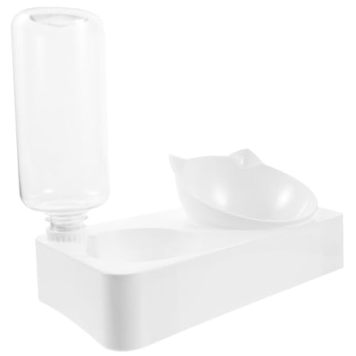 WEKAMOS Automatischer Haustier Trinkbrunnen Wasserspender Neigbar Stabil Kunststoff Napf für Katzen und Kleine Hunde mit Staubschutz und Praktischem Wasserspeicher WEKAMOS Automatischer Haustier Trinkbrunnen Wasserspender Neigbar Stabil Kunststoff Napf für Katzen und Kleine Hunde mit Staubschutz und Praktischem Wasserspeicher von WEKAMOS