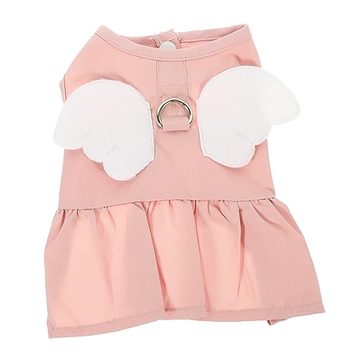 WEKAMOS Bequeme Haustierkleidung Für Haustiere Hundekostüme Hundekleid Ups Welpenkleid Im Engel-Design Hunde-Outfit Körperpflege Geburtstag Atmungsaktiv Nach Baumwolle Polyester Rosa WEKAMOS Bequeme Haustierkleidung Für Haustiere Hundekostüme Hundekleid Ups Welpenkleid Im Engel-Design Hunde-Outfit Körperpflege Geburtstag Atmungsaktiv Nach Baumwolle Polyester Rosa von WEKAMOS