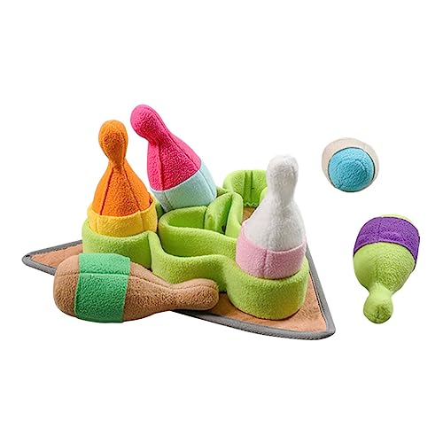 WEKAMOS Bowlingkugel-Schnüffelmatte interaktives schnüffelteppich Hund schnüffeln Matte Schnüffelpad behandeln verschleißfestes Schnüffelspielzeug Polarfleece Colorful WEKAMOS Bowlingkugel-Schnüffelmatte interaktives schnüffelteppich Hund schnüffeln Matte Schnüffelpad behandeln verschleißfestes Schnüffelspielzeug Polarfleece Colorful von WEKAMOS
