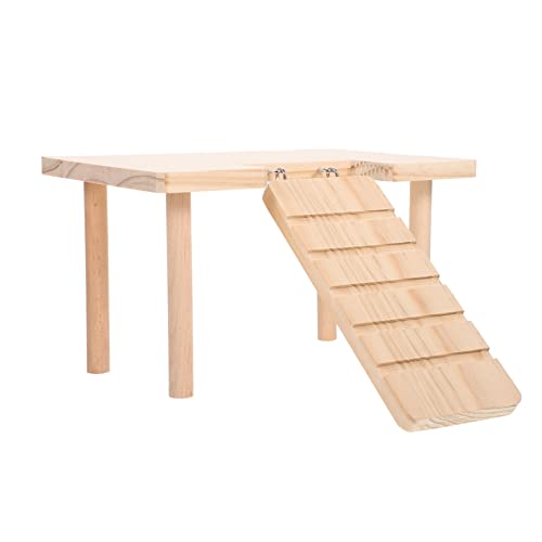 WEKAMOS Dekorative Hamsterrampe aus Holz Vielseitige für Chinchillas und Meerschweinchen Fördert Bewegung und Spielspaß im Käfig und Langlebiges Material für Gesunde WEKAMOS Dekorative Hamsterrampe aus Holz Vielseitige für Chinchillas und Meerschweinchen Fördert Bewegung und Spielspaß im Käfig und Langlebiges Material für Gesunde von WEKAMOS