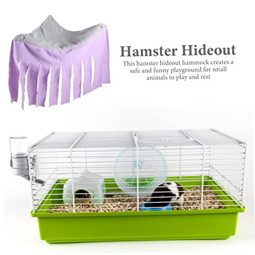 WEKAMOS Eck Hängematte und Versteck für Kleintiere aus Langlebigem Fleece Atmungsaktiv mit Fransen Vielseitig als Hamster Meerschweinchen und Rattenversteck Passt in Jeden Käfigeckbereich WEKAMOS Eck Hängematte und Versteck für Kleintiere aus Langlebigem Fleece Atmungsaktiv mit Fransen Vielseitig als Hamster Meerschweinchen und Rattenversteck Passt in Jeden Käfigeckbereich von WEKAMOS