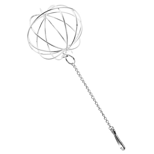 WEKAMOS Edelstahl Futterball Hängend für Kleintiere Wie Kaninchen Meerschweinchen Hamster Chinchilla Robuster Gras Futterspender Beschäftigung und Bewegung im Käfig WEKAMOS Edelstahl Futterball Hängend für Kleintiere Wie Kaninchen Meerschweinchen Hamster Chinchilla Robuster Gras Futterspender Beschäftigung und Bewegung im Käfig von WEKAMOS