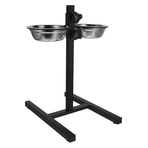 WEKAMOS Edelstahl Hundenapf mit Füßen und Höhenverstellbar rutschfest Doppelter Futternapf für Futter und Wasser Langlebig Geruchlos Leicht zu Reinigen für Hunde und Katzen WEKAMOS Edelstahl Hundenapf mit Füßen und Höhenverstellbar rutschfest Doppelter Futternapf für Futter und Wasser Langlebig Geruchlos Leicht zu Reinigen für Hunde und Katzen von WEKAMOS