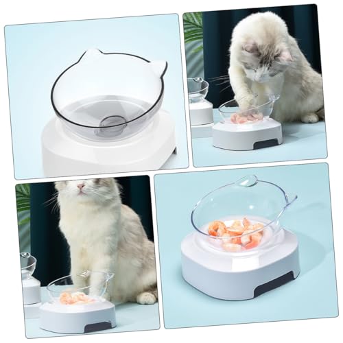 WEKAMOS Ergonomischer Futternapf für Haustiere Schräg Geneigt zur Halsentlastung Langlebiger Kunststoff Vielseitig als Fress Wassernapf für Katzen und Hunde Geeignet WEKAMOS Ergonomischer Futternapf für Haustiere Schräg Geneigt zur Halsentlastung Langlebiger Kunststoff Vielseitig als Fress Wassernapf für Katzen und Hunde Geeignet von WEKAMOS