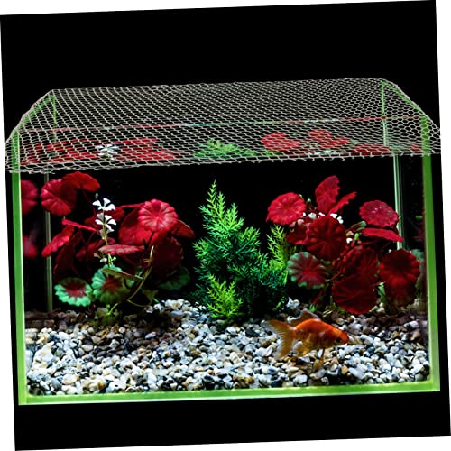 WEKAMOS Fischbecken Abdecknetz Robustes Reißfestes Sprung Netz Schutzgitter für Aquarien und Schildkröten Einfache Langlebiges Verschleißfestes Netz von WEKAMOS