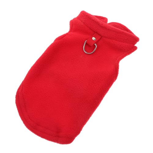 WEKAMOS Fleece Hundeweste Winddicht Warm Kleiner Mittelgroßer Hund Pullover Weicher Komfortable Hundebekleidung Für Alltag Urlaub von WEKAMOS