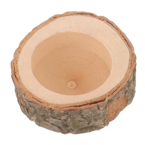 WEKAMOS Futternapf Für Hamster Häschen-Feeder Kaninchen Futternapf Dekorative Schalen Hasenfutternapf Bunny Cage Accessoires Hase Wassernapf Kaninchenfutter Für Käfige Nussschale Hölzern von WEKAMOS