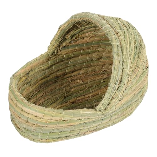 WEKAMOS Geflochtenes Hühnernest aus Natürlichem Material Komfortables Legenest für Hühnergrößen Einfach zu Reinigen Sicherer Schlafplatz und Zuchtnest für Geflügel Slipper Design von WEKAMOS