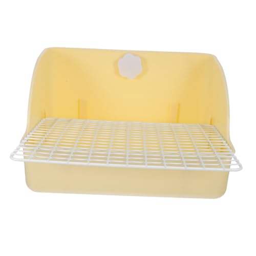 WEKAMOS Große Kaninchen Toilette mit Spritzschutz Geräumiges Kleintier Töpfchentraining für Hasen Meerschweinchen und Chinchillas Nagertoilette für Sauberes Käfigumfeld WEKAMOS Große Kaninchen Toilette mit Spritzschutz Geräumiges Kleintier Töpfchentraining für Hasen Meerschweinchen und Chinchillas Nagertoilette für Sauberes Käfigumfeld von WEKAMOS