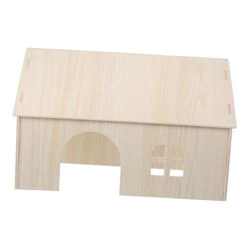 WEKAMOS Großes Holzhaus für Kleintiere Natürliches Nagerversteck Langlebiges Holzspielzeug für Hamster Meerschweinchen Kaninchen und Eichhörnchen Sicherer Rückzugsort im Käfig und Gehege WEKAMOS Großes Holzhaus für Kleintiere Natürliches Nagerversteck Langlebiges Holzspielzeug für Hamster Meerschweinchen Kaninchen und Eichhörnchen Sicherer Rückzugsort im Käfig und Gehege von WEKAMOS