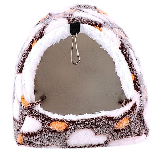 WEKAMOS Hängende Haustierbett Hängematte für Hamster aus Baumwolle mit Haken für Kleine Haustiere Wie Hamster und Ratten Bequemes Schlafnest für Kuschelige von WEKAMOS