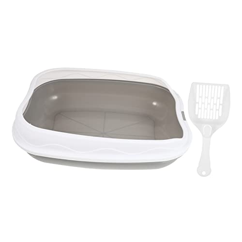 WEKAMOS Halbgeschlossene Katzenstreu Toilette Spritzschutz Katzenklo mit Großem Innenraum Geruchshemmend Atmungsaktiv Hygienisch für Sauberen Boden Geeignet für Kätzchen und Katzen WEKAMOS Halbgeschlossene Katzenstreu Toilette Spritzschutz Katzenklo mit Großem Innenraum Geruchshemmend Atmungsaktiv Hygienisch für Sauberen Boden Geeignet für Kätzchen und Katzen von WEKAMOS