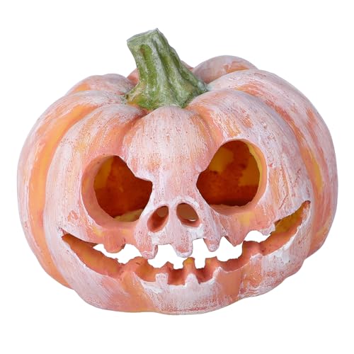 WEKAMOS Halloween Kürbis Fischversteck aus Umweltfreundlichem Harz Aquarium Dekoration mit Natürlichem Design Gemütliches Versteck für Fische und Garnelen Geeignet für Aquariengrößen WEKAMOS Halloween Kürbis Fischversteck aus Umweltfreundlichem Harz Aquarium Dekoration mit Natürlichem Design Gemütliches Versteck für Fische und Garnelen Geeignet für Aquariengrößen von WEKAMOS