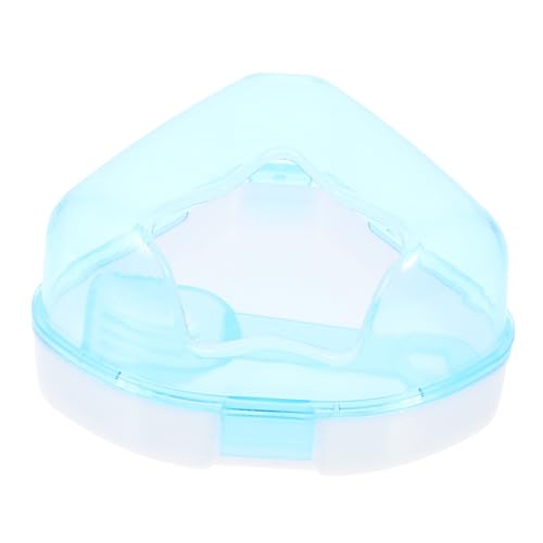WEKAMOS Hamster Badewanne für Kleintiere Leichte und Praktische Haustier Badewanne aus Robustem Kunststoff als Hamster Bad oder Toilette Stylisches Design Platzsparend und Einfach zu von WEKAMOS