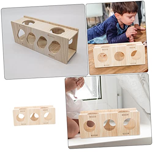 WEKAMOS Hamster Holz Tunnel mit Lüftungslöchern Kleintier Versteck aus Glattem Holz für Meerschweinchen Rennmäuse und Hamster Fördert Aktivität und Gesundheit im Käfig WEKAMOS Hamster Holz Tunnel mit Lüftungslöchern Kleintier Versteck aus Glattem Holz für Meerschweinchen Rennmäuse und Hamster Fördert Aktivität und Gesundheit im Käfig von WEKAMOS