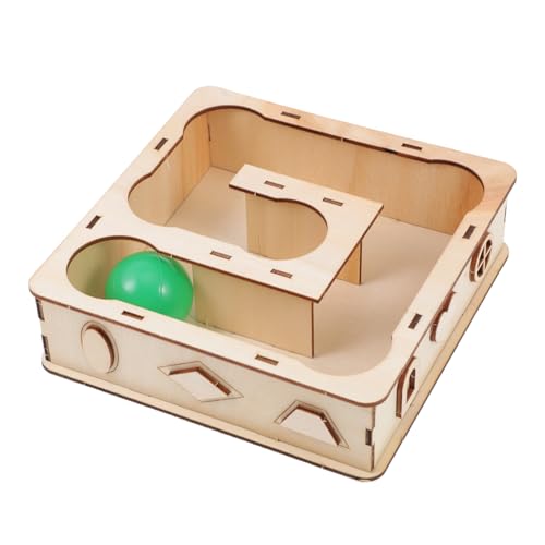 WEKAMOS Hamster Labyrinth aus Holz Widerstandsfähiger Tunnel und Versteck Übungs und Kletterplattform für Hamster Mäuse und Kleine Kleintiere Bewegung und Gesundheit von WEKAMOS