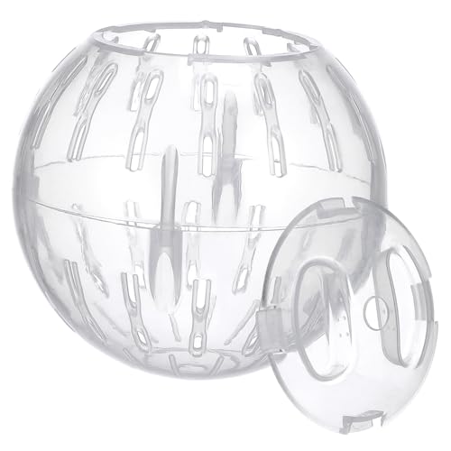 WEKAMOS Hamster Laufkugel Weiß Mini Hamster Laufball Abnehmbar und Leicht Fördert Bewegung und Gesundheit für Zwerghamster und Kleine Kleintiere WEKAMOS Hamster Laufkugel Weiß Mini Hamster Laufball Abnehmbar und Leicht Fördert Bewegung und Gesundheit für Zwerghamster und Kleine Kleintiere von WEKAMOS
