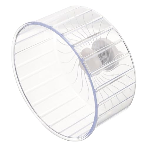 WEKAMOS Hamster Laufrad Ruhiges Hamsterrad mit Doppellagigen Kugellagern Geräuscharm für Zwerghamster Meerschweinchen Igel Kleintiere Käfigspielzeug Crystal Transparent WEKAMOS Hamster Laufrad Ruhiges Hamsterrad mit Doppellagigen Kugellagern Geräuscharm für Zwerghamster Meerschweinchen Igel Kleintiere Käfigspielzeug Crystal Transparent von WEKAMOS