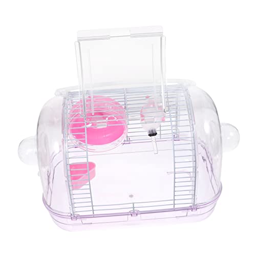 WEKAMOS Hamster Transportkäfig Tragbare Box für Zwerghamster mit Guter Belüftung und Schutz für Reisen und Ausflüge WEKAMOS Hamster Transportkäfig Tragbare Box für Zwerghamster mit Guter Belüftung und Schutz für Reisen und Ausflüge von WEKAMOS