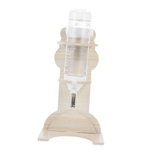 WEKAMOS Hamster Trinkflasche mit Ständer aus Holz Wasserspender für Kleine Haustiere Wie Hamster Igel Chinchilla Geräumiger Stabiler Wasserflaschenhalter für Nagetiere WEKAMOS Hamster Trinkflasche mit Ständer aus Holz Wasserspender für Kleine Haustiere Wie Hamster Igel Chinchilla Geräumiger Stabiler Wasserflaschenhalter für Nagetiere von WEKAMOS