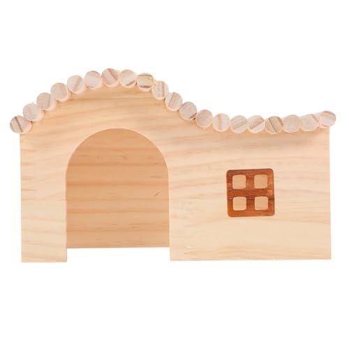 WEKAMOS Hamster Versteck Haus aus Natürlichem Holz für Kleine Haustiere Multifunktionaler Unterschlupf für Hamster Meerschweinchen Igel und Mäuse Leicht zu Reinigen Robust und Spielerisch WEKAMOS Hamster Versteck Haus aus Natürlichem Holz für Kleine Haustiere Multifunktionaler Unterschlupf für Hamster Meerschweinchen Igel und Mäuse Leicht zu Reinigen Robust und Spielerisch von WEKAMOS
