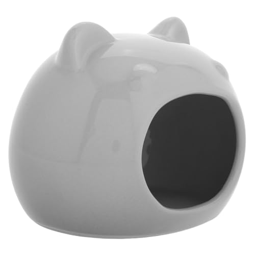 WEKAMOS Hamster-porzellanest Hamster Unterschlupf Hamsterhaus Hamsternest Hamsterversteck Kleintierbetten Hamster Verstecken Kleintierhaus Lebensraum Chinchilla-versteck Grey Keramik WEKAMOS Hamster-porzellanest Hamster Unterschlupf Hamsterhaus Hamsternest Hamsterversteck Kleintierbetten Hamster Verstecken Kleintierhaus Lebensraum Chinchilla-versteck Grey Keramik von WEKAMOS
