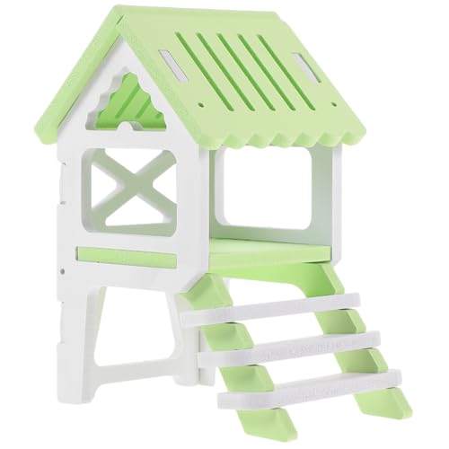 WEKAMOS Guinea Pig Nest Mit Leiter Hamsterversteck Geeignet Für Kleine Tiere Aus Robustem Material Charmantes Design Für Käfige Spielzeug Für Hamster Meerschweinchen Und Mehr von WEKAMOS