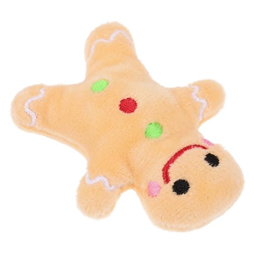 WEKAMOS Haustier -Lebkuchen -Mann Puppe Knuddelig Weihnachten Zahnen Klein Hund Reinigung Beißen Urlaub Haustier Braun Plüsch WEKAMOS Haustier -Lebkuchen -Mann Puppe Knuddelig Weihnachten Zahnen Klein Hund Reinigung Beißen Urlaub Haustier Braun Plüsch von WEKAMOS