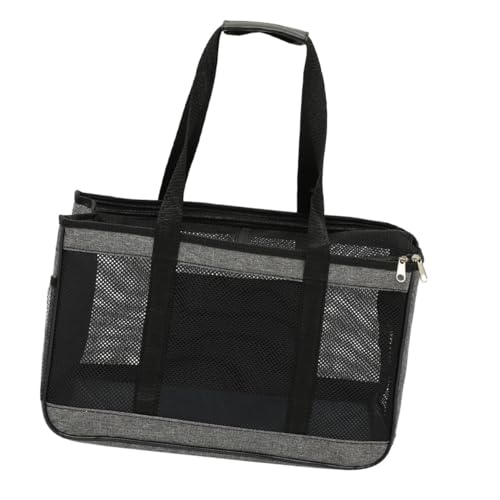 WEKAMOS Haustier Tragetasche für Katzen und Hunde Atmungsaktive Mesh Reisetasche für Outdoor Aktivitäten Handtragegriff Bequem und Geräumig für Reisen Wandern und Einkaufen von WEKAMOS