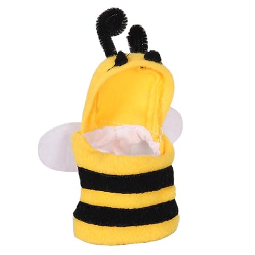 WEKAMOS Haustier Vogel Kleidung Papageien Kleidung Vogel Bienen Kostüm Haustier Cosplay Kleidung Vogel Kleidung Sittich Vogel Warme Kleidung Vögel Flügel Kleintiere von WEKAMOS