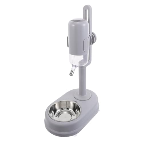 WEKAMOS Haustierdiät Futterspender Für Welpen Futternapf Für Katzenfutter Flasche Wasserspender Katzenfutter Automatisch Katze Wasserspender Flasche Rostfreier Stahl Grey WEKAMOS Haustierdiät Futterspender Für Welpen Futternapf Für Katzenfutter Flasche Wasserspender Katzenfutter Automatisch Katze Wasserspender Flasche Rostfreier Stahl Grey von WEKAMOS