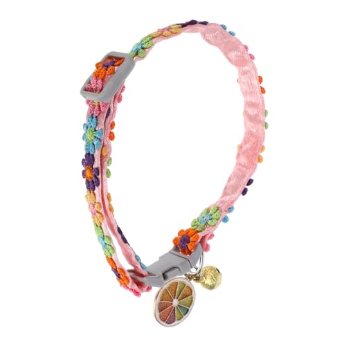 WEKAMOS Haustierkragen für Katzen Elastischer Katzenkragen mit Buntem Spitzenblumen Design Einstellbar für Tägliches und Dekorativer WEKAMOS Haustierkragen für Katzen Elastischer Katzenkragen mit Buntem Spitzenblumen Design Einstellbar für Tägliches und Dekorativer von WEKAMOS