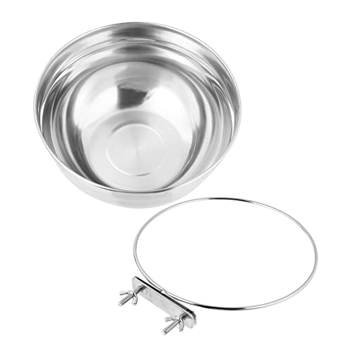 WEKAMOS Haustiernapf Aus Edelstahl Spaniel Nicht Käfige Futternapf Für Haustiere Hundespielzeug Cool Flasche Schüsseln Für Hundekisten Container Tierfutter Stopper Silver Rostfreier Stahl WEKAMOS Haustiernapf Aus Edelstahl Spaniel Nicht Käfige Futternapf Für Haustiere Hundespielzeug Cool Flasche Schüsseln Für Hundekisten Container Tierfutter Stopper Silver Rostfreier Stahl von WEKAMOS