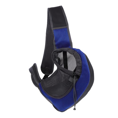 WEKAMOS Pet Carrier Tragetasche Polyester Verstellbare Umhängetasche Für Haustiere Kleine s Dunkelblau Für Hunde Und Katzen Langlebig Und Leicht von WEKAMOS