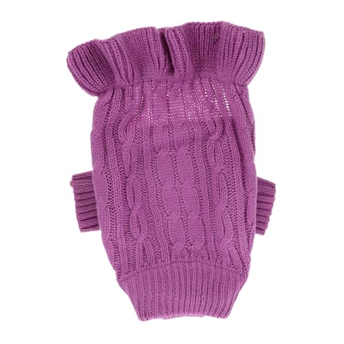 WEKAMOS Hochwertiger Hundepullover mit Hohem Kragen Weicher Warmer Winterpullover für Kleine Hunde Bequem und Kuschelig für Kalte Tage Einfach an Auszuziehen in Zartem S WEKAMOS Hochwertiger Hundepullover mit Hohem Kragen Weicher Warmer Winterpullover für Kleine Hunde Bequem und Kuschelig für Kalte Tage Einfach an Auszuziehen in Zartem S von WEKAMOS