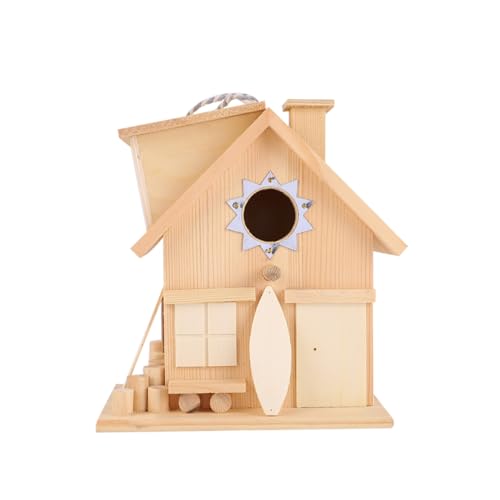WEKAMOS Holz Vogelhaus mit Futterstation und Pfosten Wetterfestes Design für Garten und Balkon Einfach Aufzuhängen Werkzeug zu Installieren für Vogelbeobachtung und Nistkasten WEKAMOS Holz Vogelhaus mit Futterstation und Pfosten Wetterfestes Design für Garten und Balkon Einfach Aufzuhängen Werkzeug zu Installieren für Vogelbeobachtung und Nistkasten von WEKAMOS