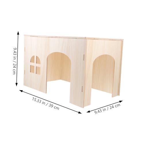 WEKAMOS Holz hamsterversteck mit Robustem Glattem Finish Multifunktionales Kleintierhaus für Meerschweinchen Chinchilla Zwerghamster Sicheres Versteck Spiel Ruheplatz für Kleine Nager WEKAMOS Holz hamsterversteck mit Robustem Glattem Finish Multifunktionales Kleintierhaus für Meerschweinchen Chinchilla Zwerghamster Sicheres Versteck Spiel Ruheplatz für Kleine Nager von WEKAMOS